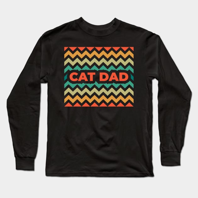 cat dad Long Sleeve T-Shirt by shimodesign